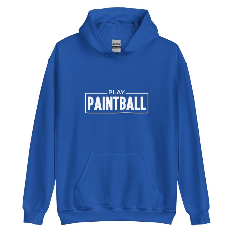 Hoodie - Paintball BOX PLAY White Print (Multiple Colors)