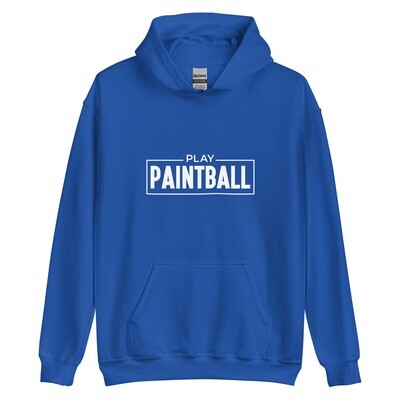 Hoodie - Paintball BOX PLAY White Print (Multiple Colors)