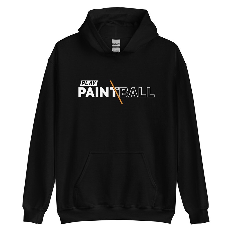 Hoodie - Paintball SLASH White Print (Multiple Colors)