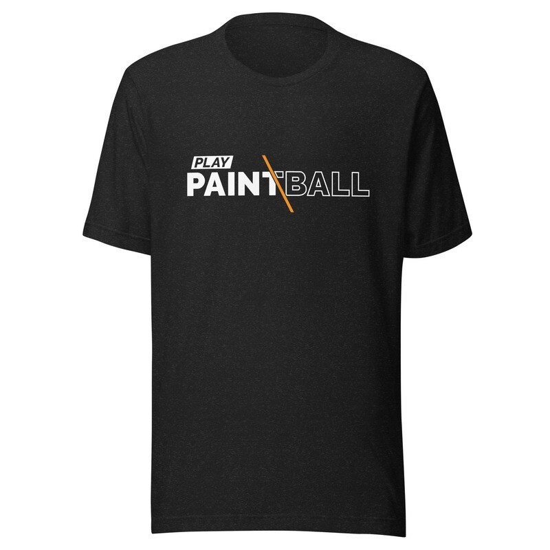 T-shirt  - Paintball SLASH White Print (Multiple Colors)