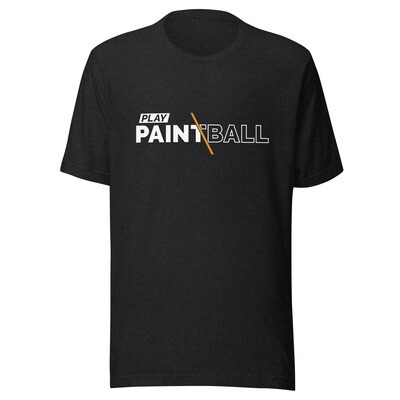 T-shirt  - Paintball SLASH White Print (Multiple Colors)