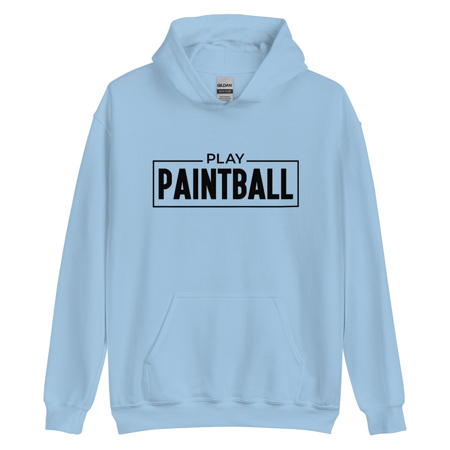 Hoodie - Paintball BOX PLAY Black Print (Multiple Colors)