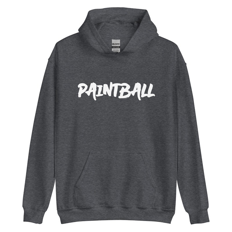Hoodie - Paintball SCRATCH White Print (Multiple Colors)