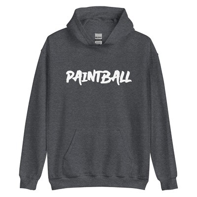 Hoodie - Paintball SCRATCH White Print (Multiple Colors)