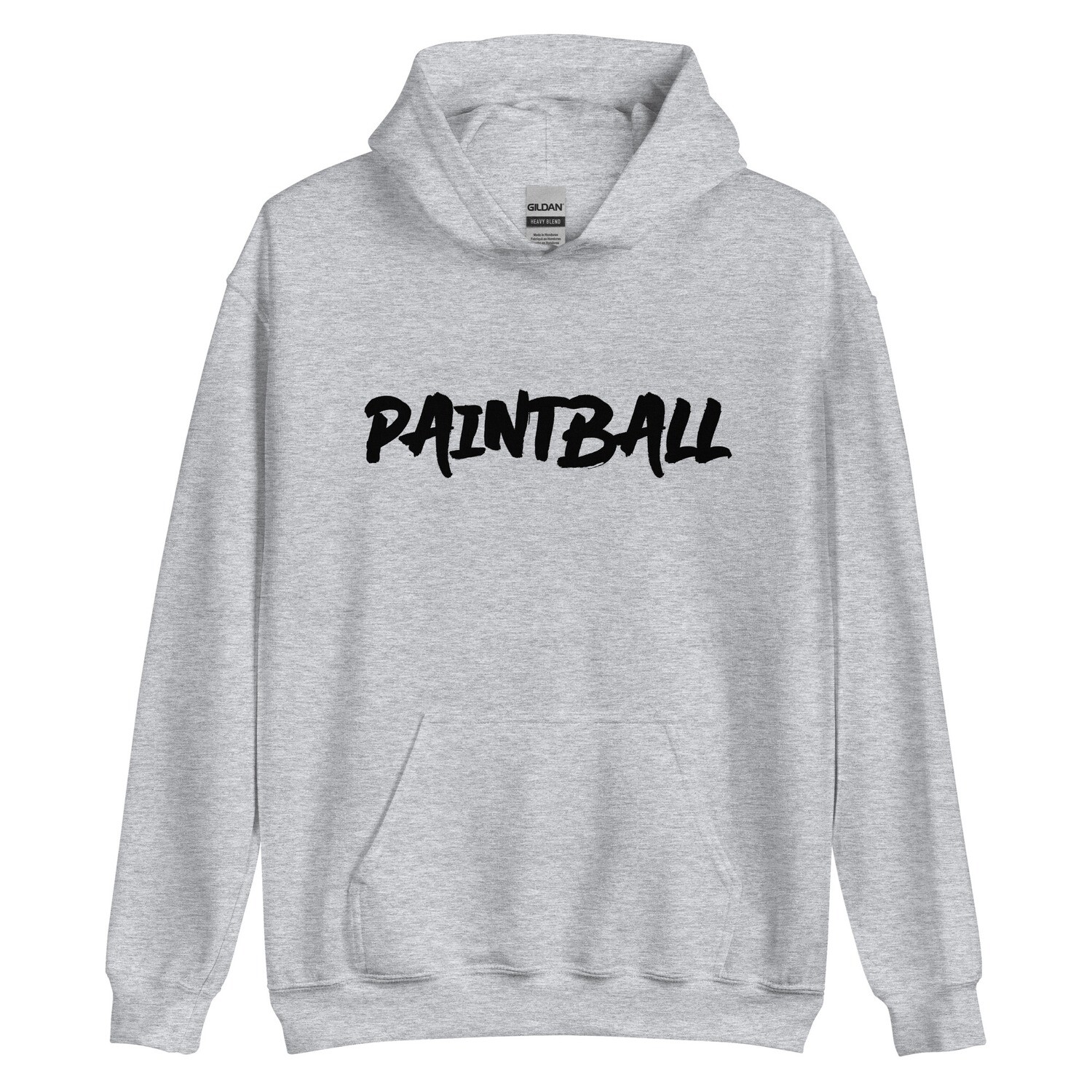 Hoodie - Paintball SCRATCH Black Print (Multiple Colors)