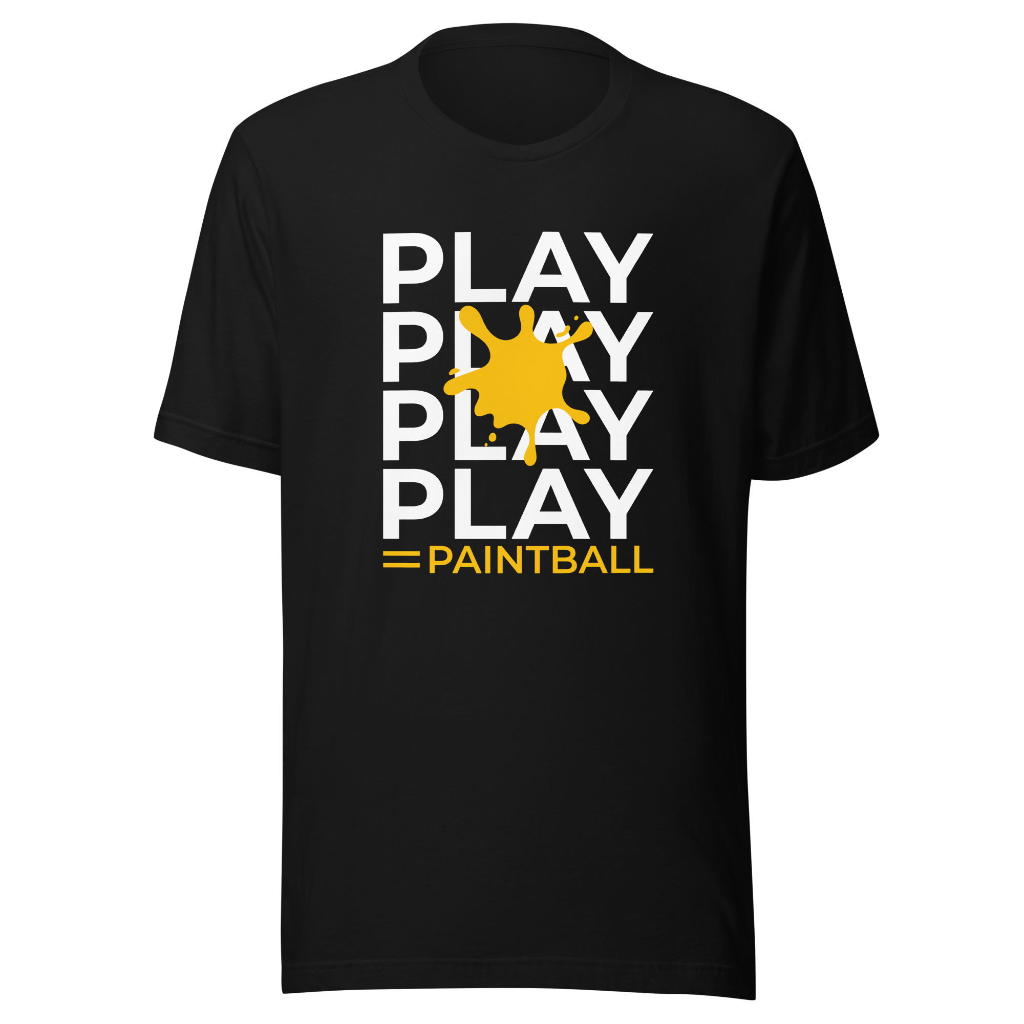 T-shirt  - Paintball PLAY SPLAT (Multiple Colors)