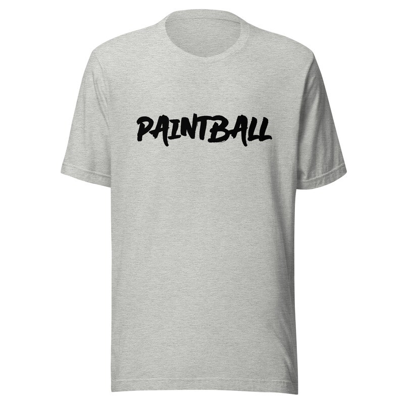 T-shirt - Paintball SCRATCH Black Print (Multiple Colors)