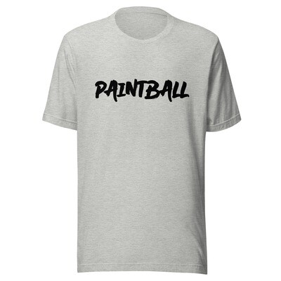 T-shirt - Paintball SCRATCH Black Print (Multiple Colors)