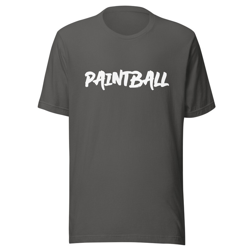 T-shirt - Paintball SCRATCH White Print (Multiple Colors)
