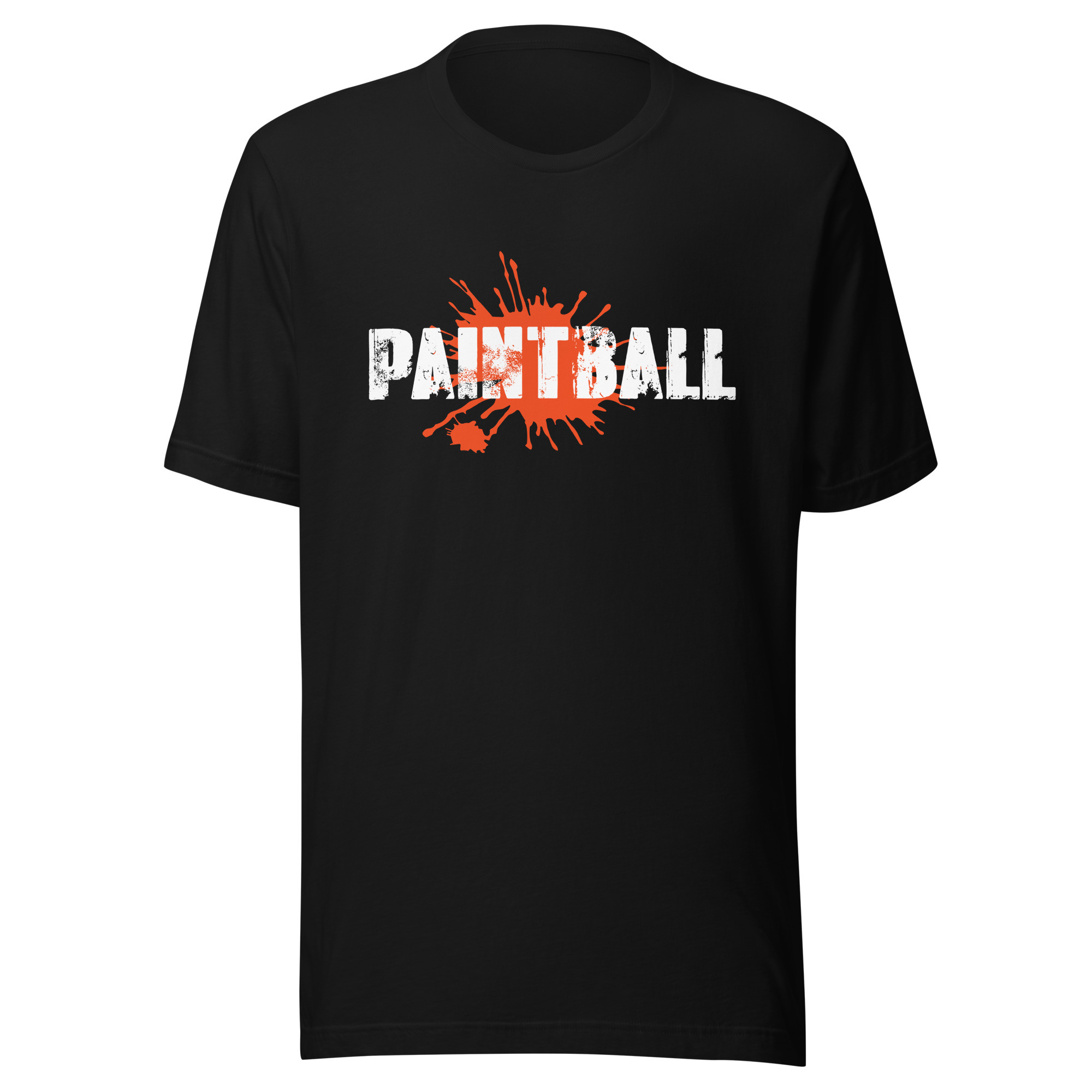T-shirt  - Paintball SPLATTER White Print (Multiple Colors)