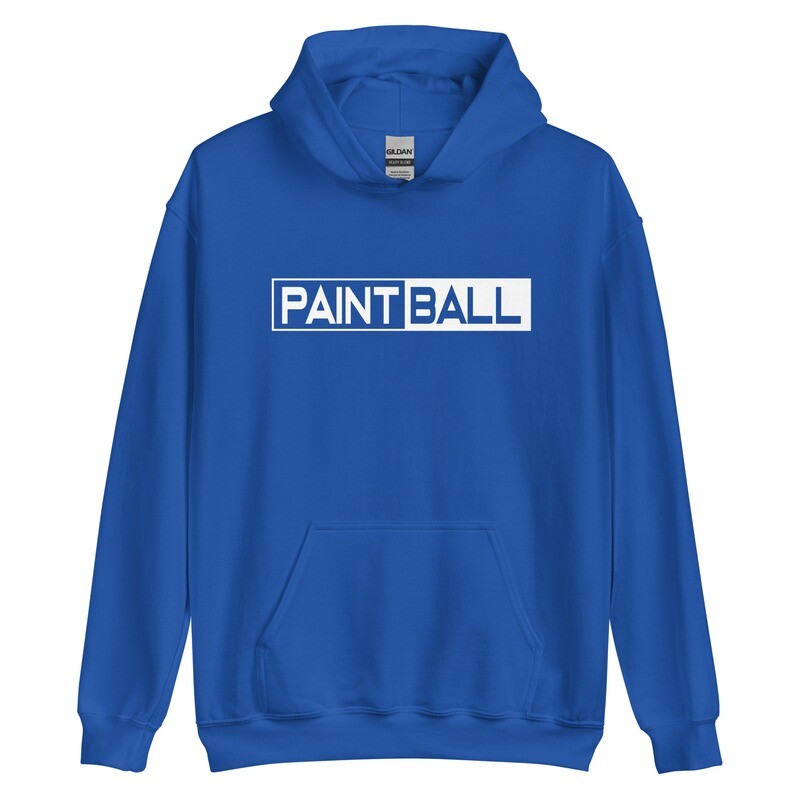 Hoodie - Paintball BOX SPLIT White Print (Multiple Colors)