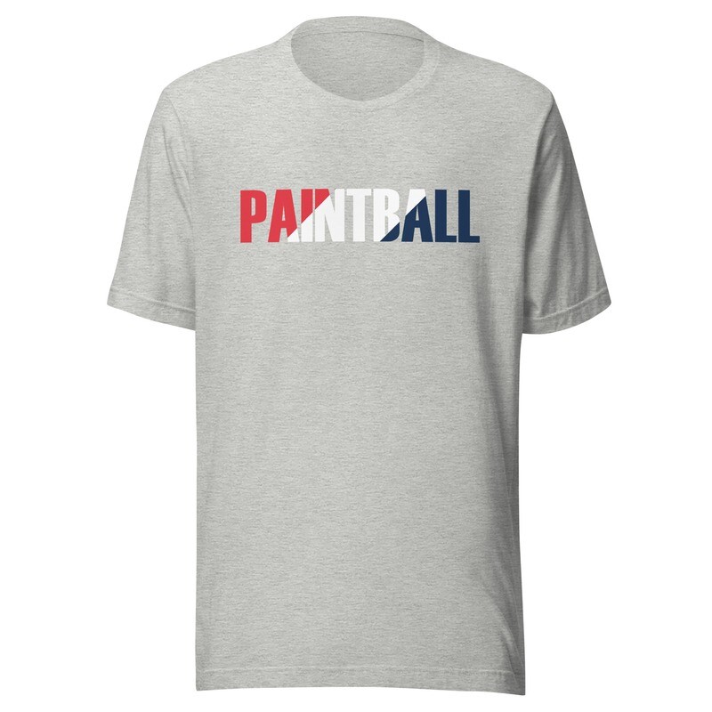 T-shirt  - Paintball SLANT RWB Print (Multiple Colors)