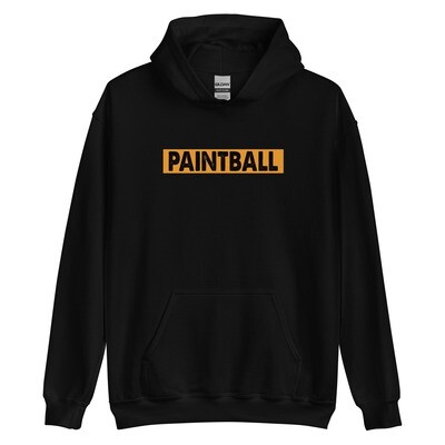 Hoodie - Paintball BOX Yellow Print (Multiple Colors)