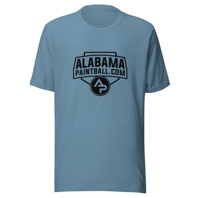 T-shirt - Alabama Logo Black Print (Multiple Colors)