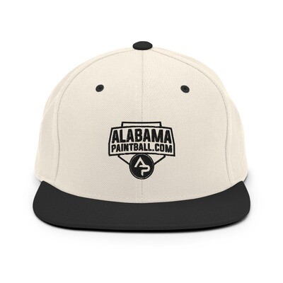 Snapback Hat - Alabama Black Logo