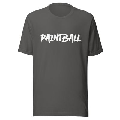 T-shirt - Paintball SCRATCH White Print (Multiple Colors)