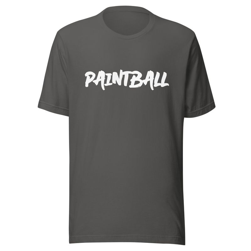 T-shirt - Paintball SCRATCH White Print (Multiple Colors)