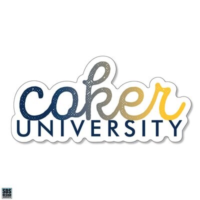 Coker University Decal (Cursive)