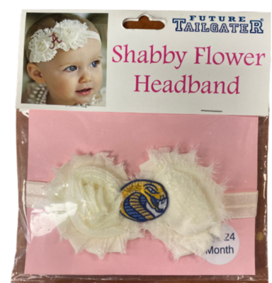 Shabby Flower headband