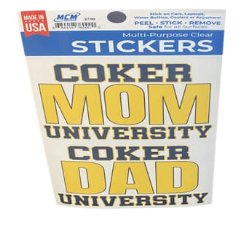 Coker &quot;Mom &amp; Dad&quot; Stickers