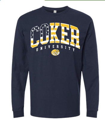 USA Coker Navy L/S Shirt