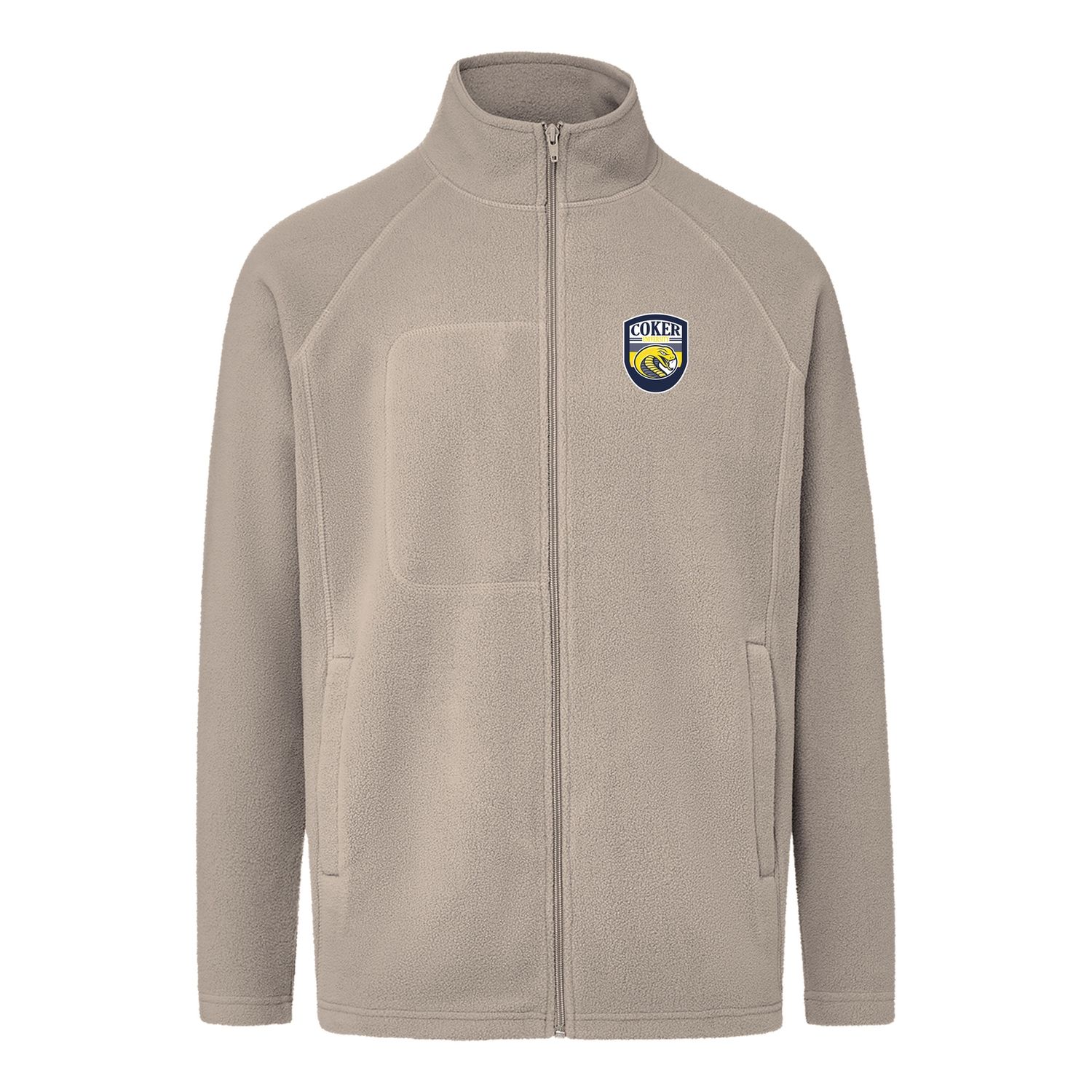 Fleece Zip Up Jacket - Khaki
