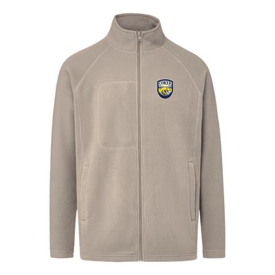 Fleece Zip Up Jacket - Khaki