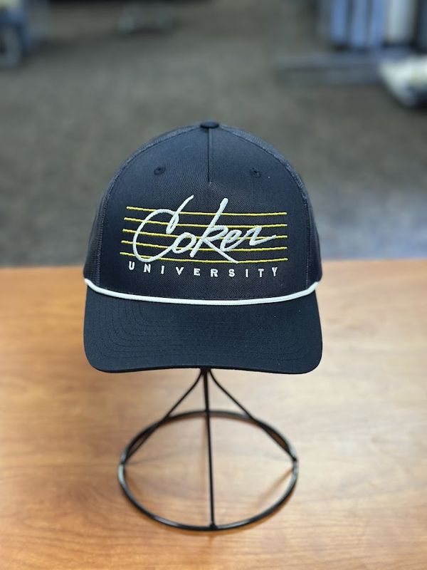 Navy Multi-Line Coker Hat