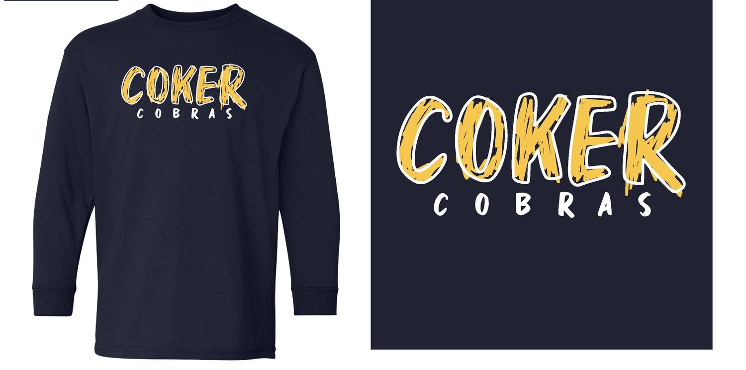 Gildan Youth Coker Cobras Long Sleeve