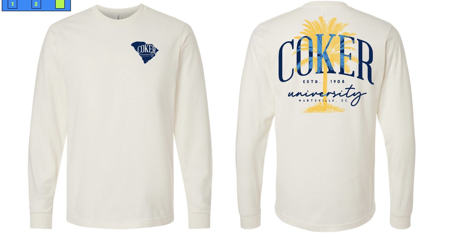 Yellow Palm Tree Long-Sleeve