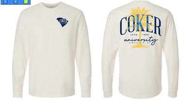 Yellow Palm Tree Long-Sleeve