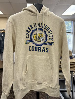 Oatmeal Adult 70/30 Reverse Knit Hoodie