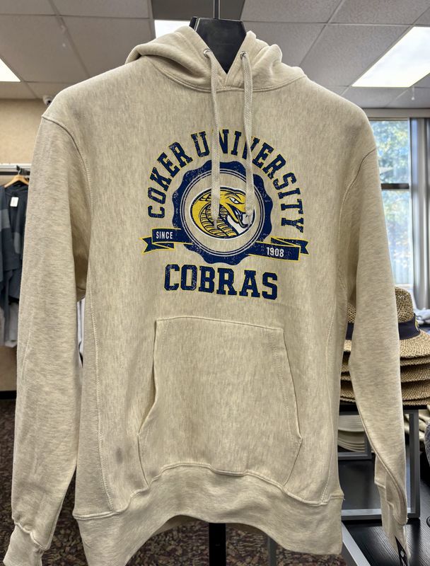 Oatmeal Adult 70/30 Reverse Knit Hoodie