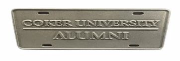 Coker University Alumni License Plate
