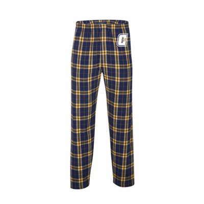 BOXERCRAFT Navy &amp; Gold Plaid Pants