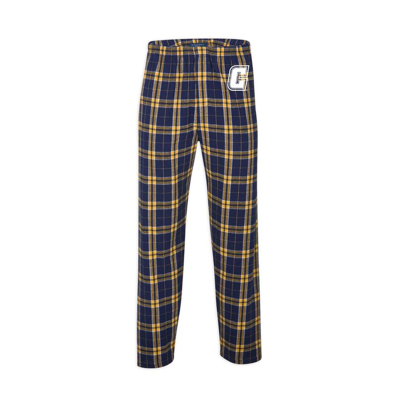 BOXERCRAFT Navy &amp; Gold Plaid Pants