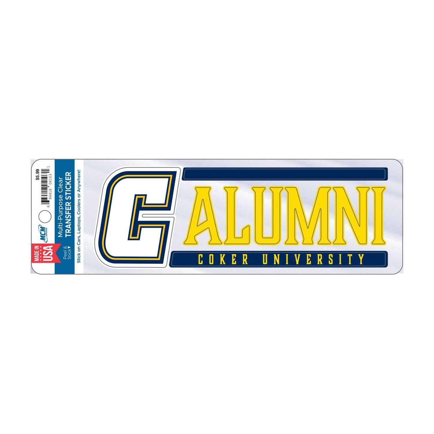 Coker Alumni Sticker