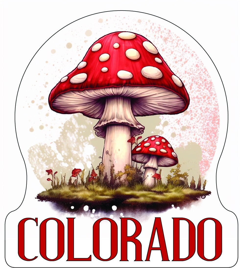 Colorado Amanita sticker