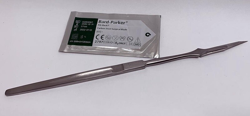 Scalpel #7 with 3 blades