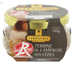 Terrine de Campagne  aux ceps 
Land Terrine mit Steinpilz