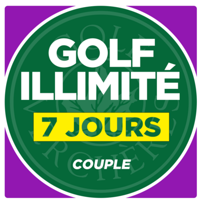 Golf illimité - 7 jours - Couple