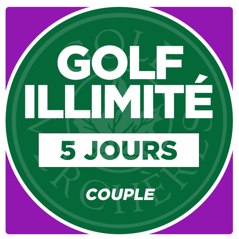 Golf illimité - 5 jours - Couple