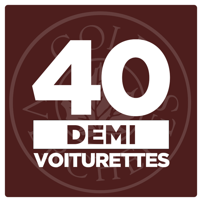 40 Demi-voiturettes