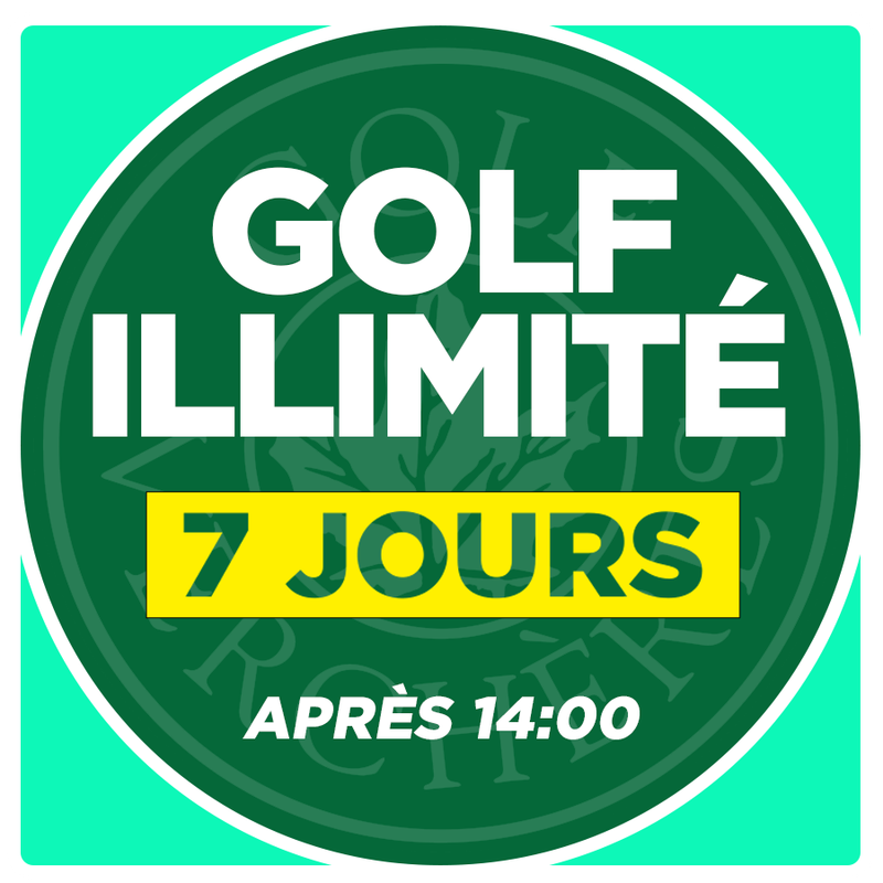 Golf illimité - 7 jours - Après 14:00