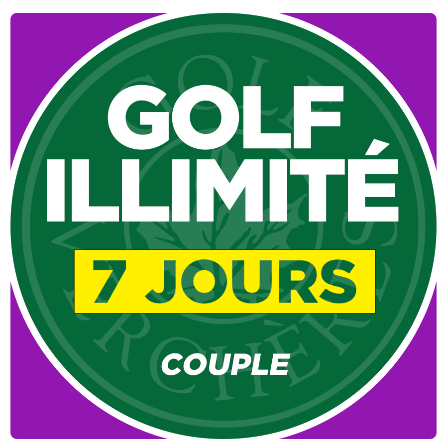 Golf illimité - 7 jours - Couple