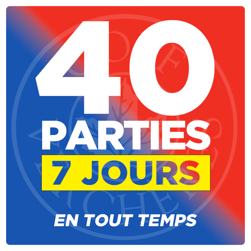 PROMO EXPOGOLF - 40 Parties - 7 Jours - En tout temps