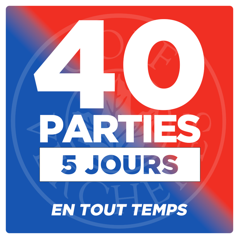 PROMO EXPOGOLF - 40 Parties - 5 Jours - En tout temps