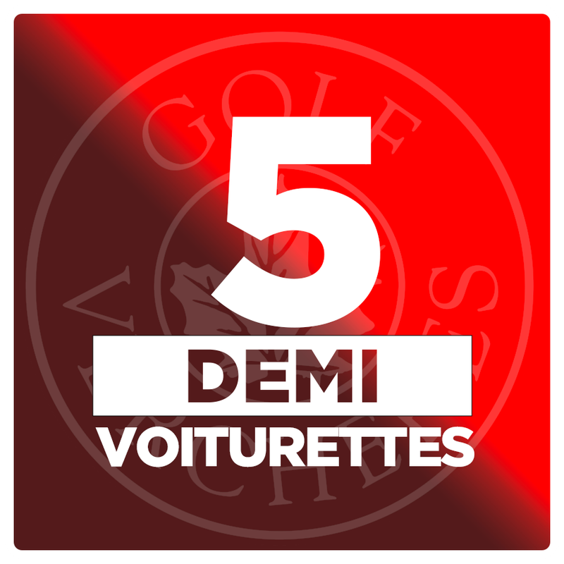 PROMO EXPOGOLF - 5 Demi-voiturettes