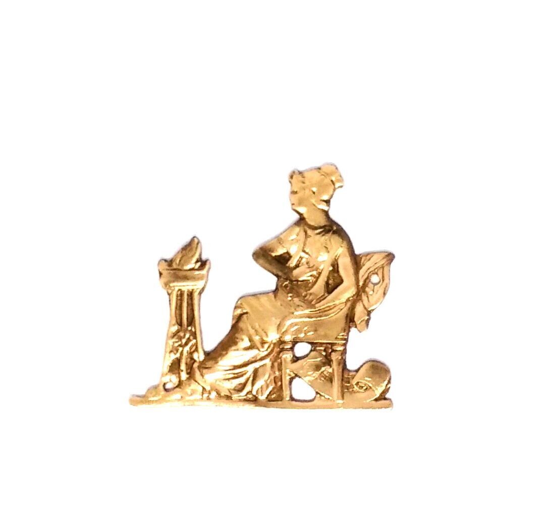 Fregio figura donna che suona  - 53x50mm  (art-100/20)