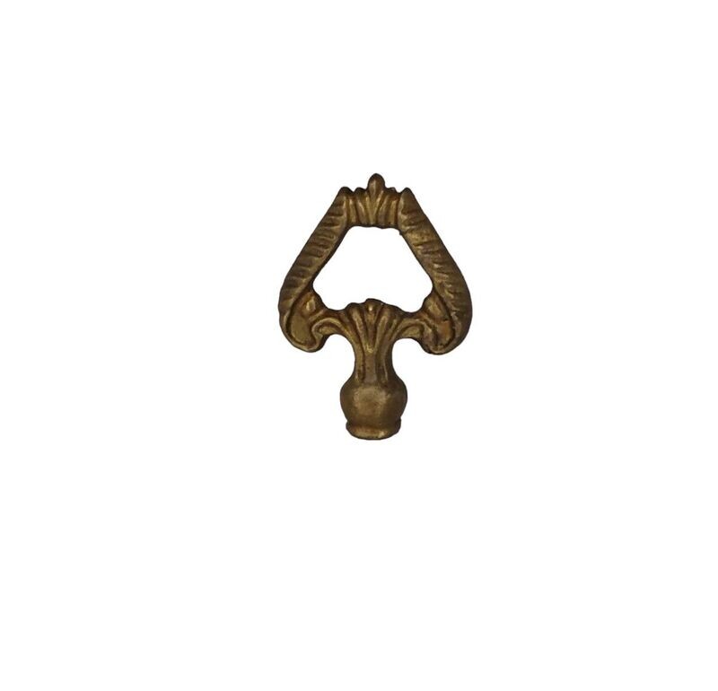 Testina chiave Carlo X - 25x34mm  (art-30/159)